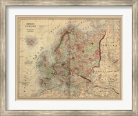 Antique Map of Europe Fine Art Print