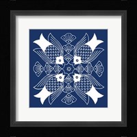 Chinese Indigo Fish I Fine Art Print