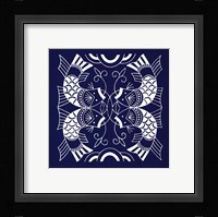 Chinese Indigo Fish II Fine Art Print