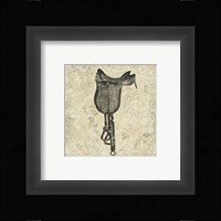 Antique Saddle IV Framed Print