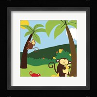 Jungle Jamboree II Framed Print