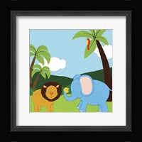 Jungle Jamboree IV Framed Print