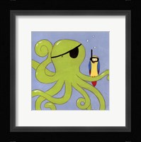 Captain Calamari Framed Print