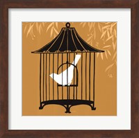 Birdcage Silhouette I Fine Art Print