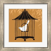 Birdcage Silhouette I Fine Art Print