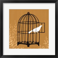 Birdcage Silhouette II Fine Art Print