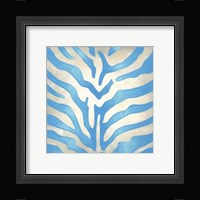 Vibrant Zebra II Framed Print