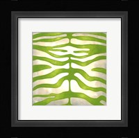 Vibrant Zebra III Framed Print