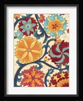 Suzani Splendor II Framed Print
