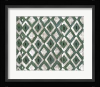 Silk Road Ikat I Framed Print