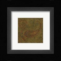 Old World Paisley II Framed Print