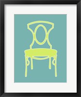 Graphic Chair I Framed Print
