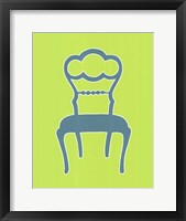 Graphic Chair IV Framed Print