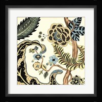 Jacobean Tile I Framed Print