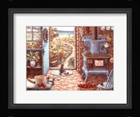 Blue Stove Fine Art Print