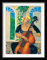 Yellow Cello Fine Art Print