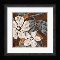Flowers on Chocolate I Framed Print