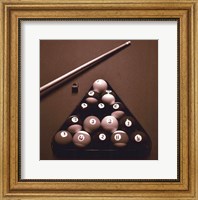 Pool Table I - Sepia Fine Art Print