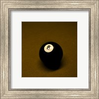 8 Ball on Brown Fine Art Print