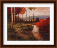 Autumn River in Tuscany Fine Art Print