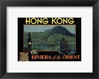Hong Kong - Riviera of the Orient Fine Art Print
