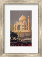 Taj Mahal - Visit India Fine Art Print