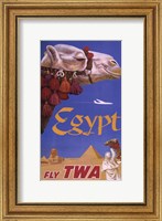 Egypt - Fly TWA Fine Art Print