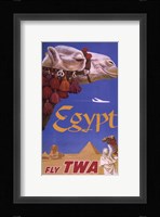 Egypt - Fly TWA Fine Art Print