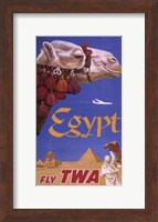 Egypt - Fly TWA Fine Art Print