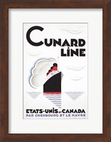 Cunard Line - Canada Fine Art Print