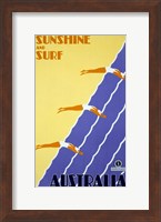 Australia - Sunshine and Surf Fine Art Print