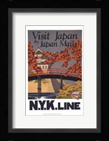 Visit Japan Framed Print