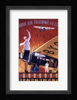 Japan Air Transport Framed Print