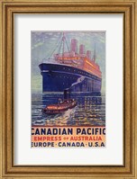 Canadian Pacific - Empress of Australia Fine Art Print