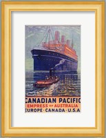 Canadian Pacific - Empress of Australia Fine Art Print