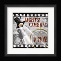Lights! Camera! Action! Fine Art Print