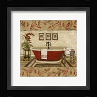 Crimson Moment I Framed Print