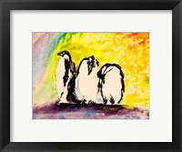 Penguins Framed Print