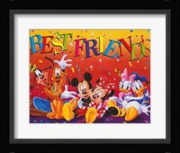 Mickey & Friends: Best Friends Fine Art Print