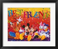 Mickey & Friends: Best Friends Fine Art Print