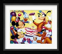 Mickey & Friends: Birthday Party Fine Art Print