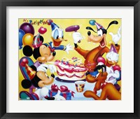 Mickey & Friends: Birthday Party Fine Art Print