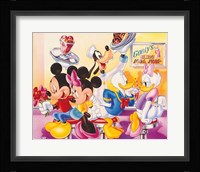 Mickey & Friends: Goofy's Soda Shop Fine Art Print