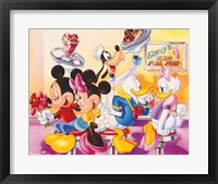 Mickey & Friends: Goofy's Soda Shop Fine Art Print