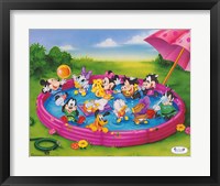 Disney Babies: Kiddie Pool Fine Art Print