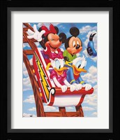 Mickey & Friends: Rollercoaster Fine Art Print