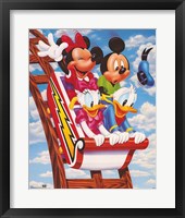 Mickey & Friends: Rollercoaster Fine Art Print
