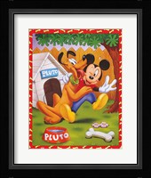 Mickey & Pluto Fine Art Print