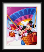 Mickey & Friends: Hot Air Balloons Fine Art Print