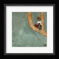 Climbing the Wind Framed Print